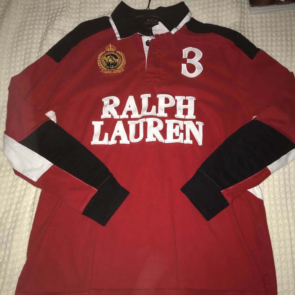 Vintage Red Polo Ralph Lauren Polo Jersey